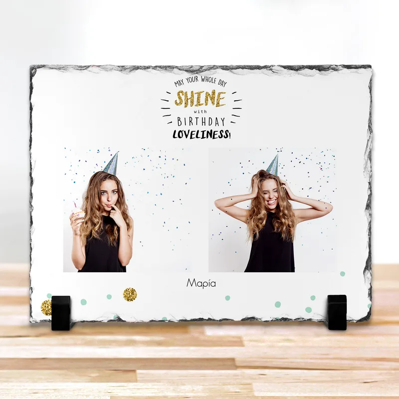 Shine with Birthday Loveliness - Πέτρα - 20X20 - Τετράγωνο