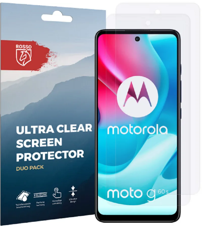 Κόκκινο Ultra Clear Screen Protector - Μεμβράνη Προστασίας Οθόνης - Motorola Moto G60S - 2 Τεμάχια (8719246339844)