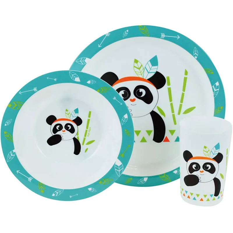 Παιδικό Σετ Φαγητού 3τμχ Ango 5672 Panda