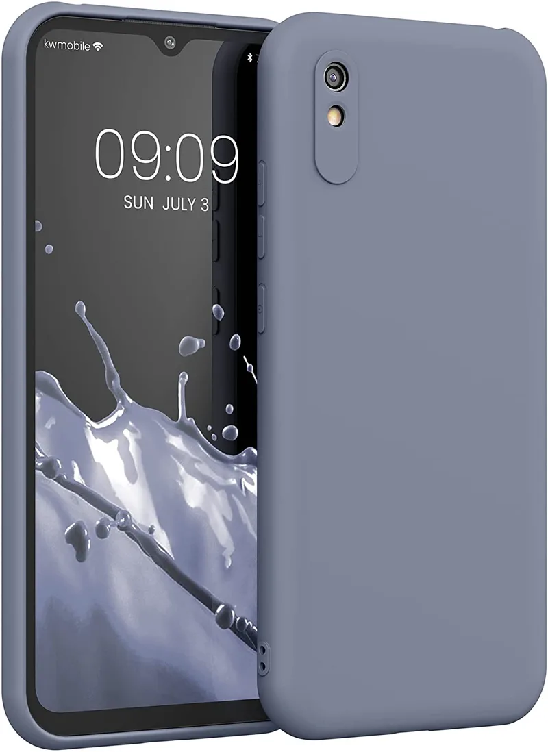 KWmobile Soft Slim Flexible Rubber Cover - Θήκη Σιλικόνης Xiaomi Redmi 9Α / 9AT / 9i - Lavender Grey (56570.130)
