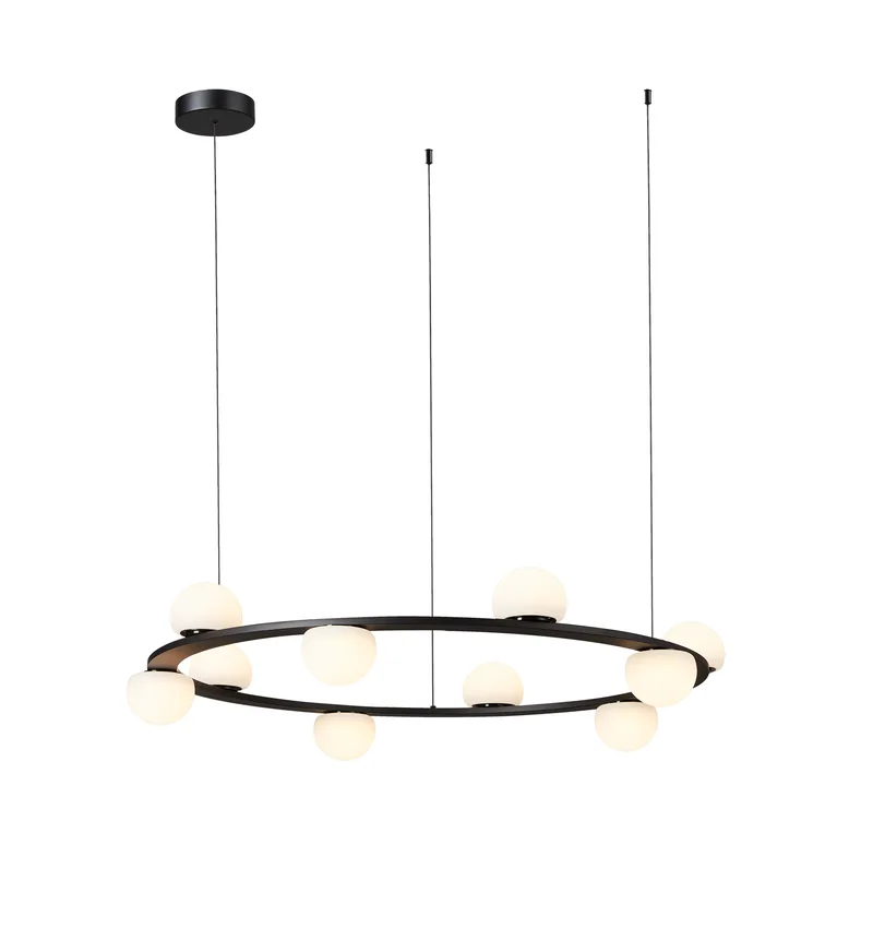 PDC 565-10 ΠΟΛΥΦΩΤΟ 10/Φ LED ΜΕ ΦΟΥΣΚΕΣ ΜΑΥΡΟ 10x7W 3000K 4200 LUM