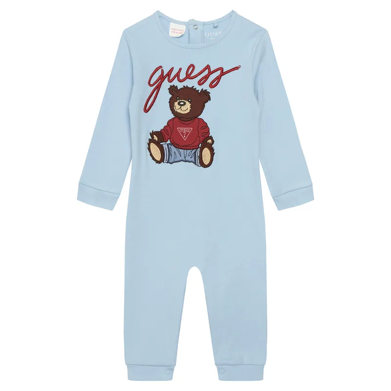Guess Φορμάκι με ανοιχτά ποδαράκια H6RW01 KA6W4 Γαλάζιο
