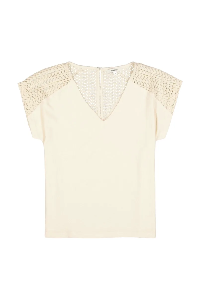 GARCIA Γυναικείο T-shirt P260203 - Μπεζ-P260203