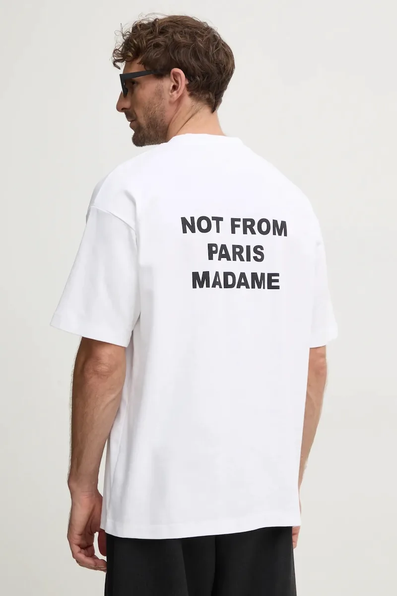 Βαμβακερό μπλουζάκι Drôle de Monsieur Le T-Shirt Slogan
