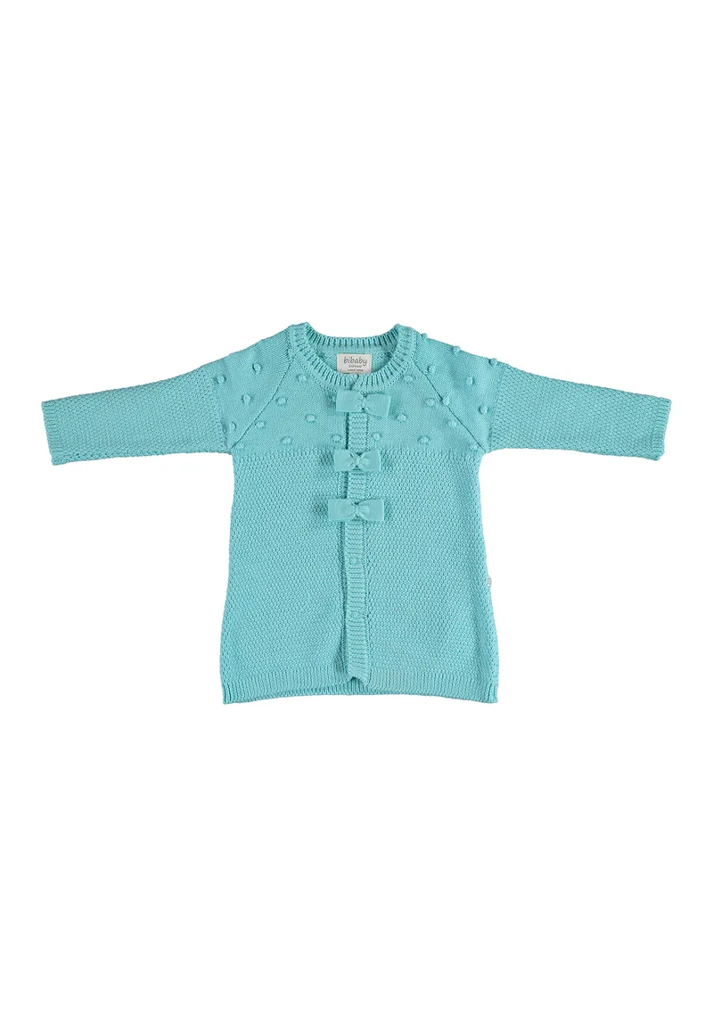 Φορεματάκι βρεφικό πλεκτό Bi Baby Dream 76018-Γαλάζιο