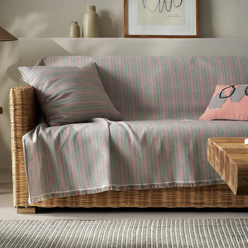 Ριχτάρι Διθέσιου Gofis Home Nymeria Ροζ Stripe 20-07-574-2/17 180x250