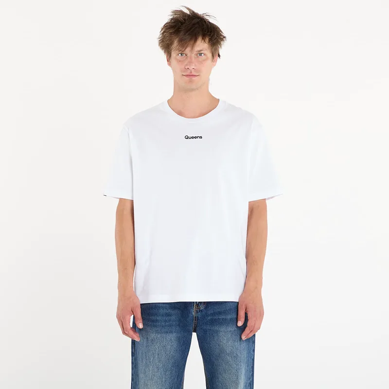 T-shirt Queens Basic Tee bílé XL