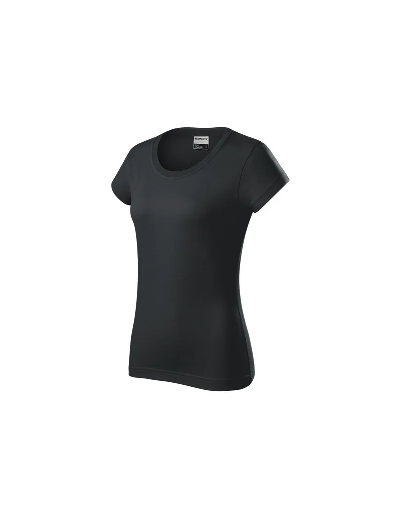 Rimeck Γυναικείο Διαφημιστικό T-shirt Κοντομάνικο σε Μαύρο Χρώμα MLI-R0294