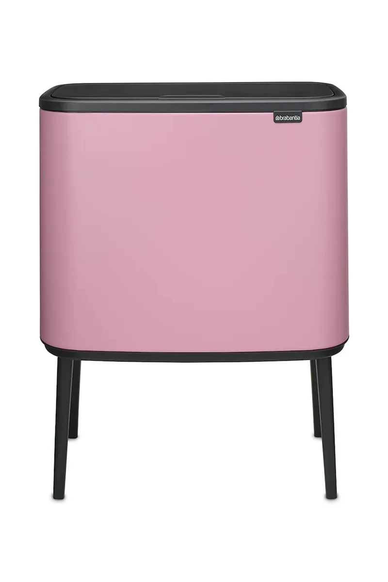 Brabantia κάδος απορριμμάτων από βαμμένο χάλυβα με σκόνη 11 + 23 l