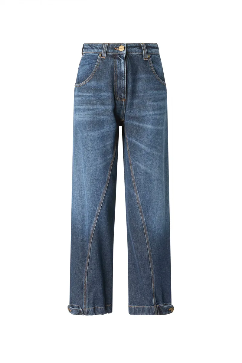 PINKO ΠΑΝΤΕΛΟΝΙ JEANS SICURO ZIP TROUSERS ΜΠΛΕ