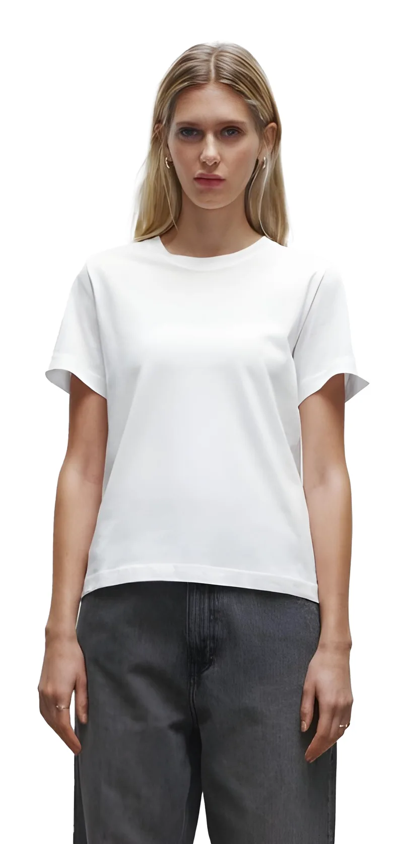 Γυναικείο T-Shirt True Blanks by H&M 1148353 White