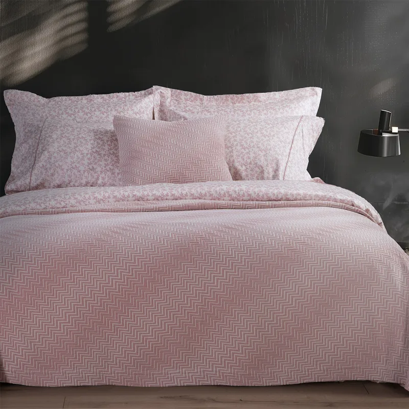 Κουβερτόριο Υπέρδιπλο (230x250) Ματλασέ Nef-Nef Homeware Chevie Ροζ