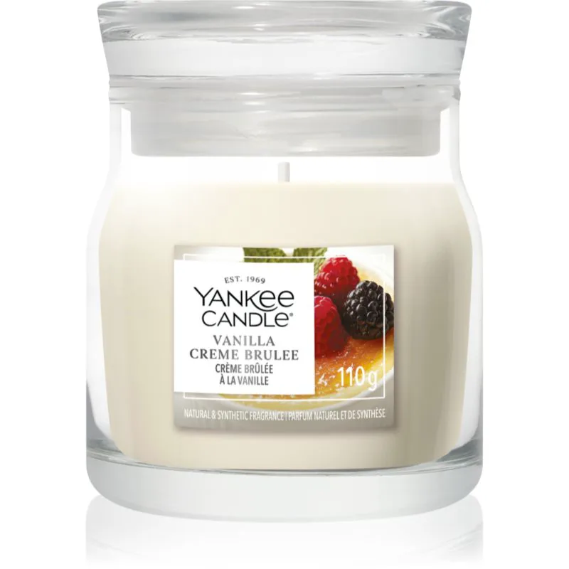 Yankee Candle Vanilla Crème Brûlée αρωματικό κερί Signature 110 γρ