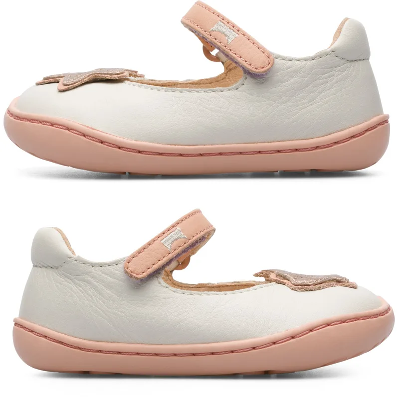 CAMPER Twins - Μπαλαρίνες Για Firstwalkers - Λευκό, Μέγεθος 23, Smooth leather