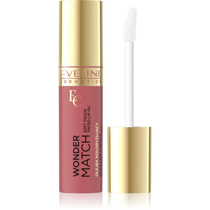 Eveline Cosmetics Wonder Match ενυδατικό λάδι για τα χείλη απόχρωση 04 Raspberry Sorbet 5 ml