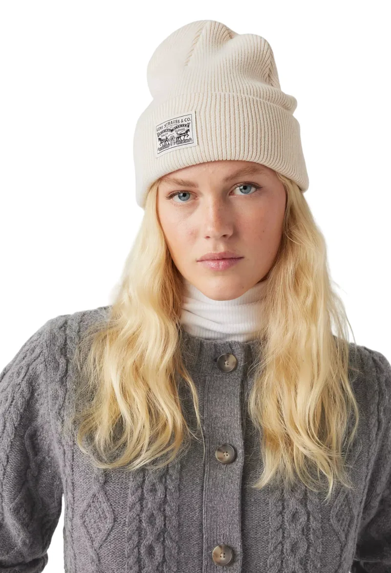 Σκούφος Levi's Backpatch Beanie 000J70001-01 Γυναικείο