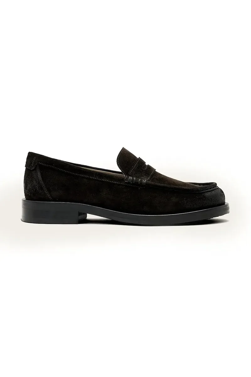 Μοκασίνια σουέτ AllSaints Bloom Suede Loafer