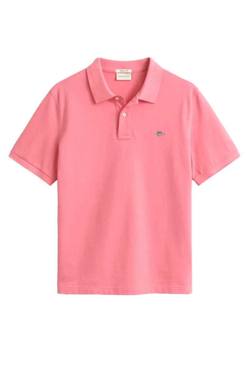 GANT POLO REGULAR FIT PIQUE ΚΑΡΠΟΥΖΙ ΡΟΖ