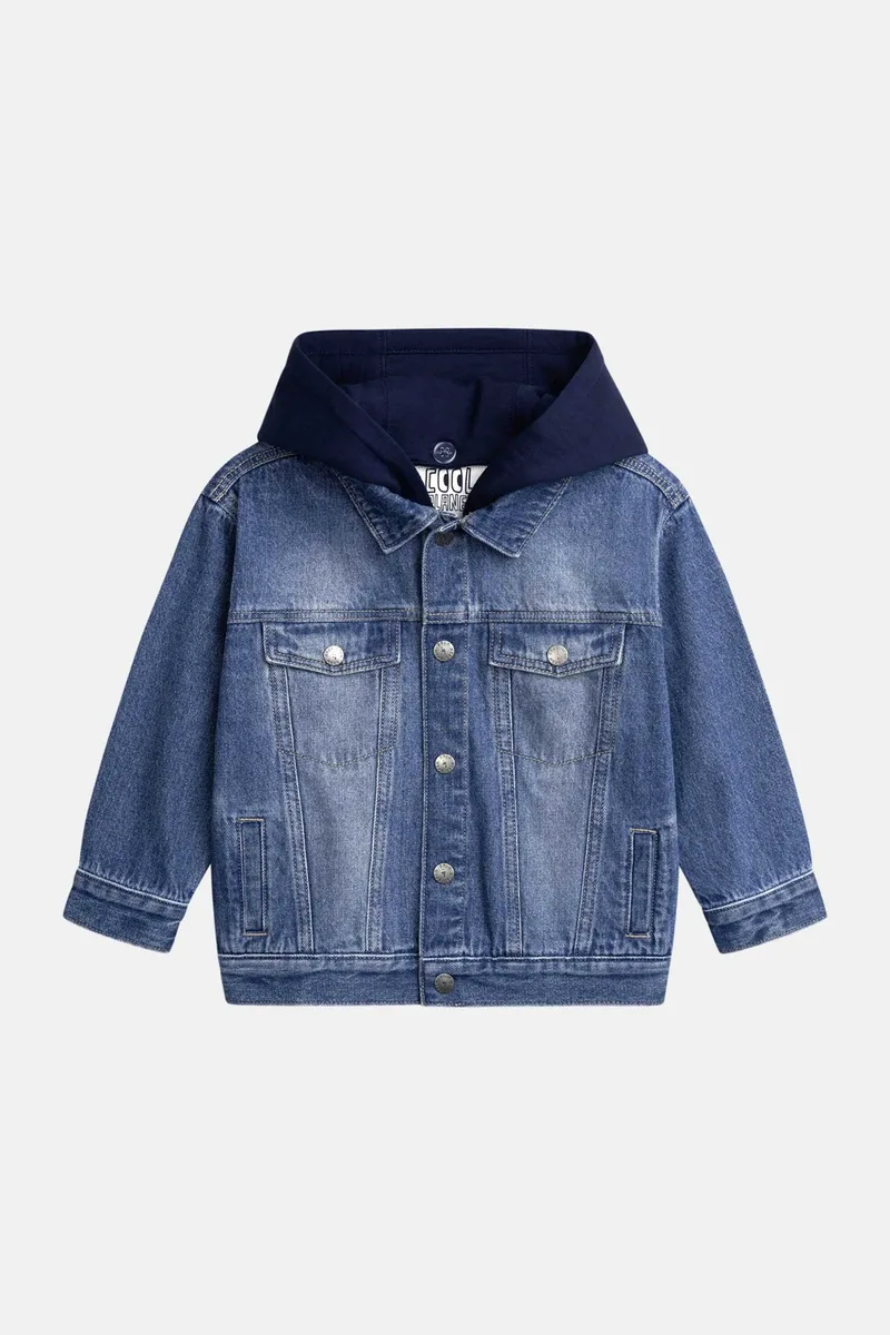 DPAM παιδικό denim μπουφάν για αγόρια "Removable" - 370793 Denim Blue