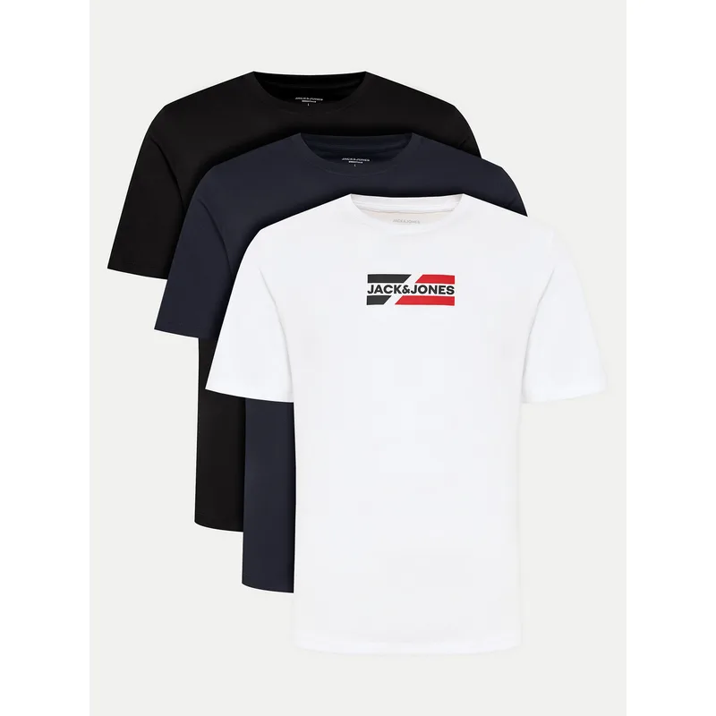 Jack & Jones Σετ t-shirts JJecorp Graphic Tee 12277755 Έγχρωμο Regular Fit