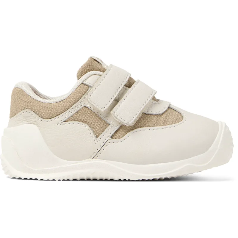CAMPER Dadda - Sneakers Για Firstwalkers - Μπεζ,Λευκό, Μέγεθος 25, Cotton fabric/Smooth leather