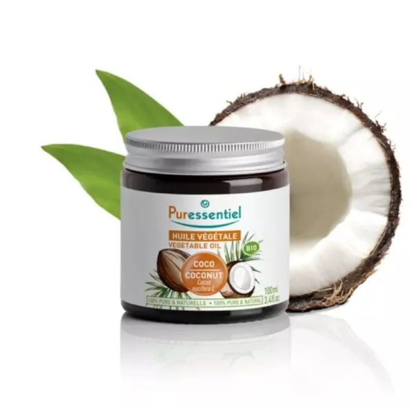 Organic Coconut Vegetable Oil Puressentiel 100ml