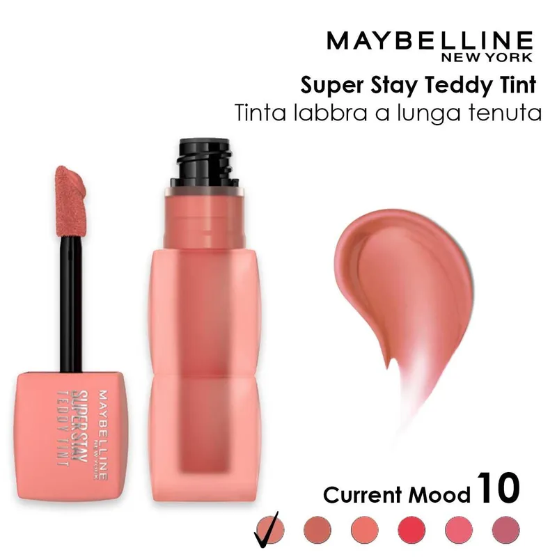 Maybelline Teddy tint lip tint velvety matte effect 10