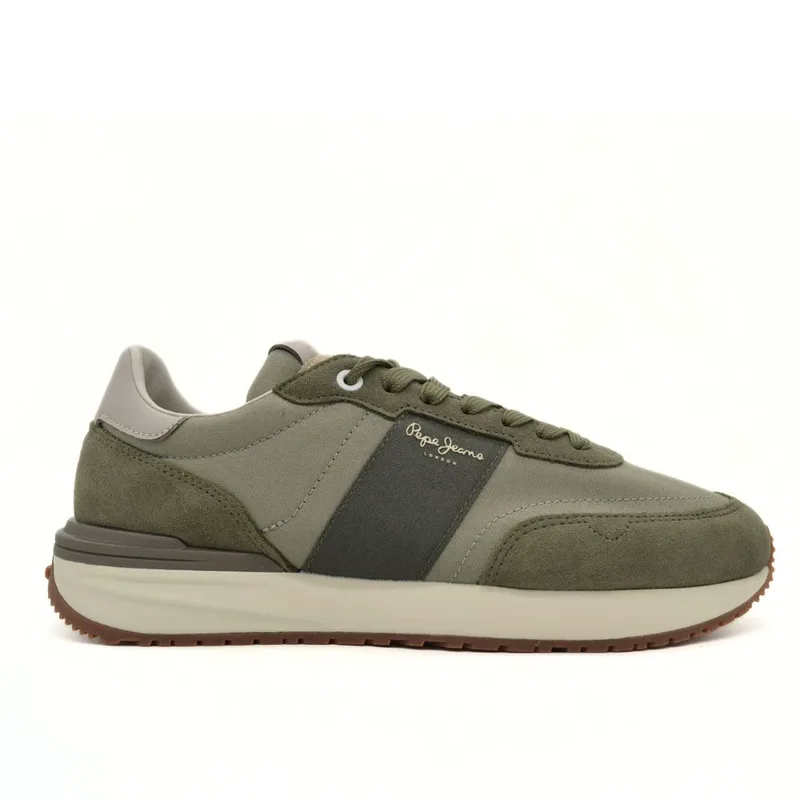 PEPE BUSTER TAPE ΠΑΠΟΥΤΣΙ ΑΝΔΡΙΚΟ PMS60006 765 KHAKI GREEN