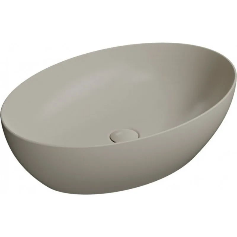 Νιπτήρας Επικαθήμενος GSI Pura 8842-520 Creta (60x42cm)