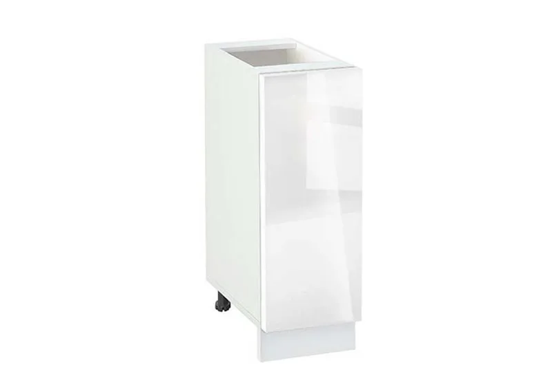 Ντουλάπι Κουζίνας επιδαπέδιο 25εκ., Νο 250 Alba Gloss, κωδ.1219922673 , Genomax