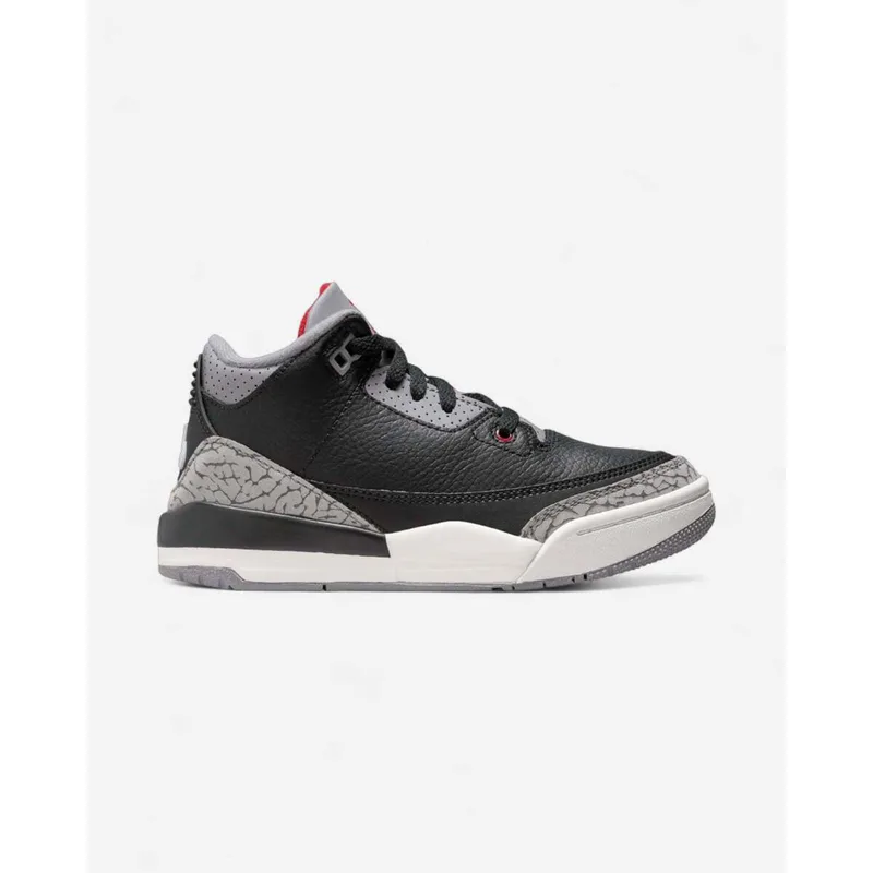 Ψηλά Sneakers Nike Jordan 3 Retro Black Cement (2024) (PS)