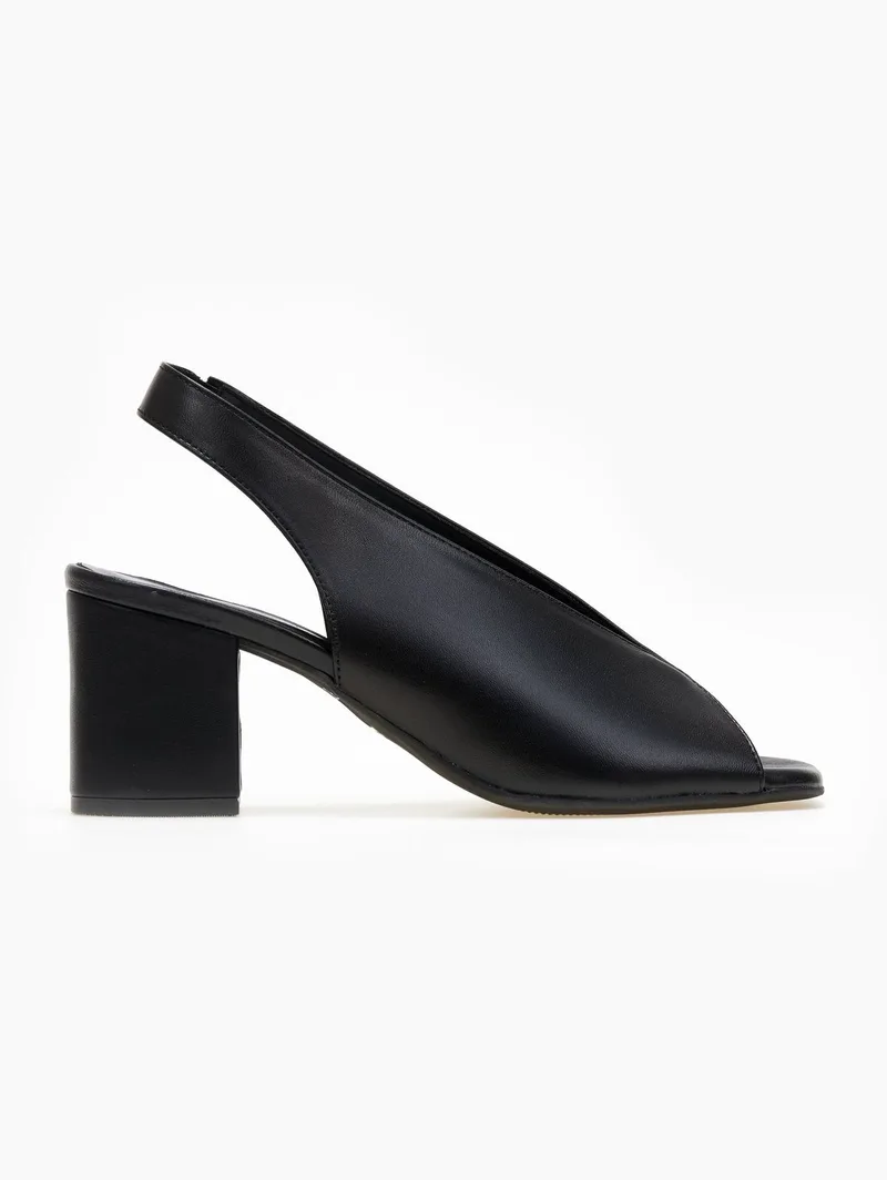 RAGAZZA Comfort Peep Toe Sandals - 0957 - Black
