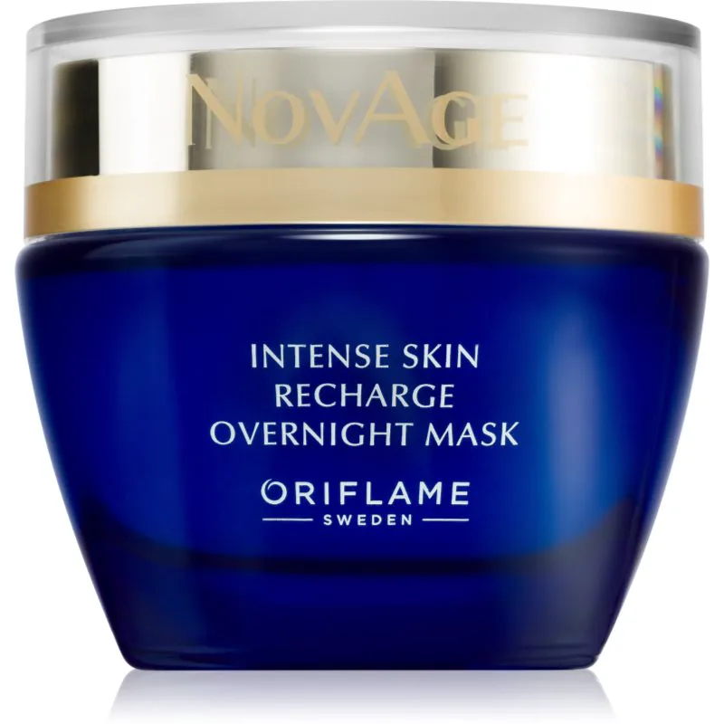 Oriflame NovAge Recharge εντατικά αναζωογονοτική μάσκα νύχτας 50 ml