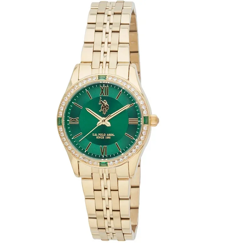Ρολόι γυναικείο U.S. Polo Assn. Giselle Stainless Steel Bracelet USP8324GR USP8324GR Ατσάλι