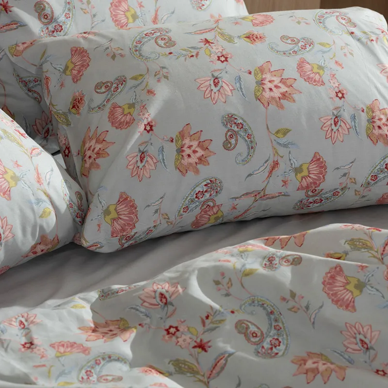 Μαξιλαροθήκες Ζεύγος 50X70 Sunshine Cotton Feelings Grey 2068 (50x70)