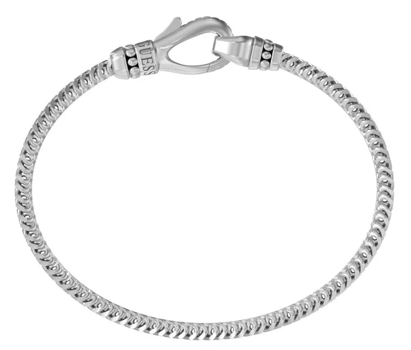 GUESS STEEL Βραχιόλι από Ανοξείδωτο ατσάλι Silver JUMB06023JWSTL