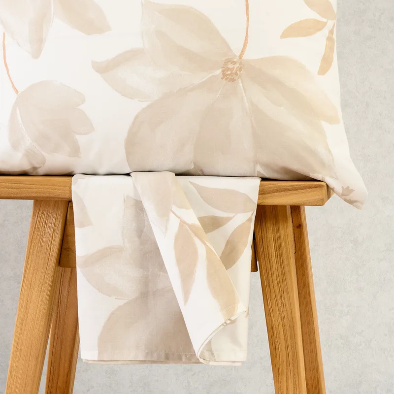 Σεντόνι Ημίδιπλο (Σετ 2 Τμχ) 120X200+32 Melinen Casual Giulia Grey Με Λάστιχο (120x200+32)