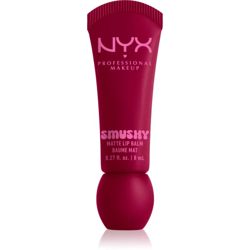 NYX Professional Makeup Smushy Matte Lip Balm Βάλσαμο για χείλη με ματ αποτελέσματα απόχρωση Squeeze N' Sizzle 8 ml