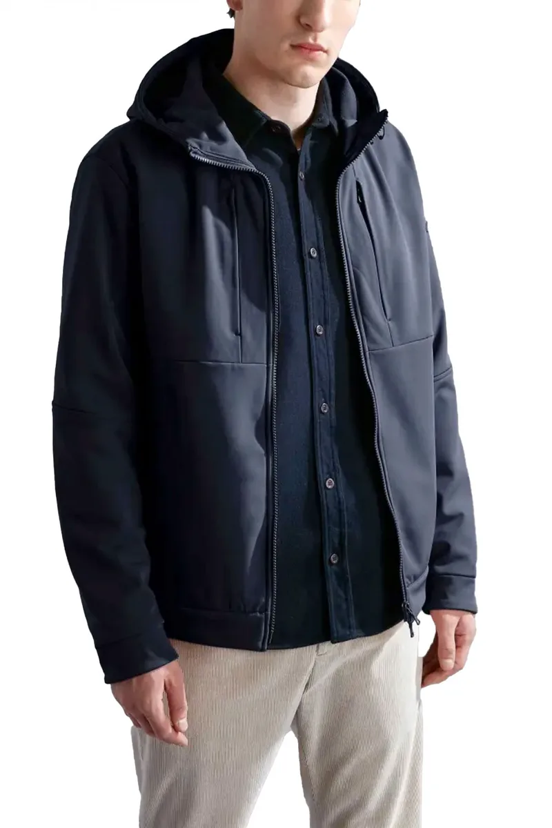 PAUL&SHARK ΜΠΟΥΦΑΝ JACKET HOODIE ΜΠΛΕ