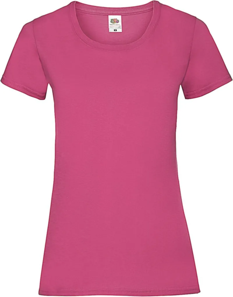 Lady-Fit Valueweight T Fruit of the Loom 61-372-0 Fuchsia