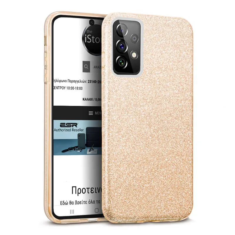 Hybrid Strass Χρυσό Case Samsung Galaxy A53 5G