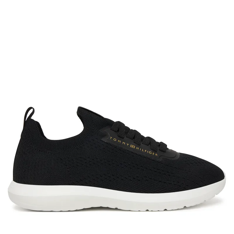 Αθλητικά Tommy Hilfiger Th Knit Extralight Runner FW0FW09112 Μαύρο