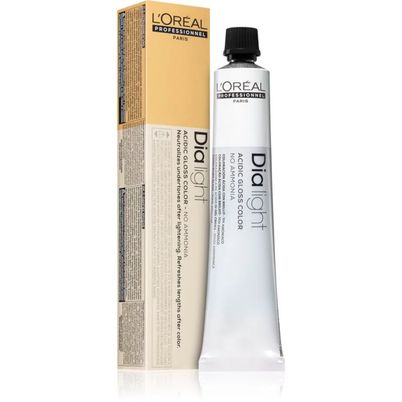 L’Oréal Professionnel Dia Light μόνιμη βαφή μαλλιών χωρίς αμμωνία απόχρωση 9.3 Biondo Chiarissimo Dorato 50 ml