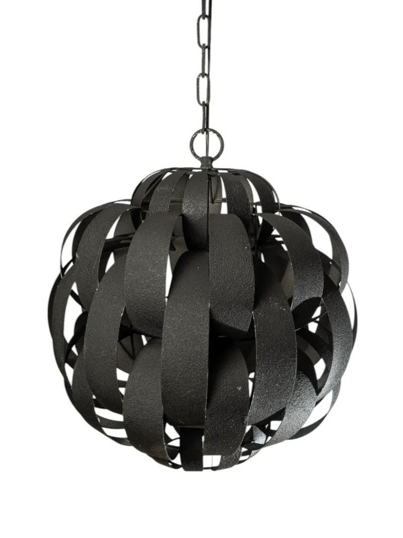 Φωτιστικό Οροφής Μεταλλικό Μαύρο 50x50x53εκ. Zen Collection 25.16.51593 (Υλικό: Μεταλλικό, Χρώμα: Μαύρο) - ZEN COLLECTION - 25.16.51593