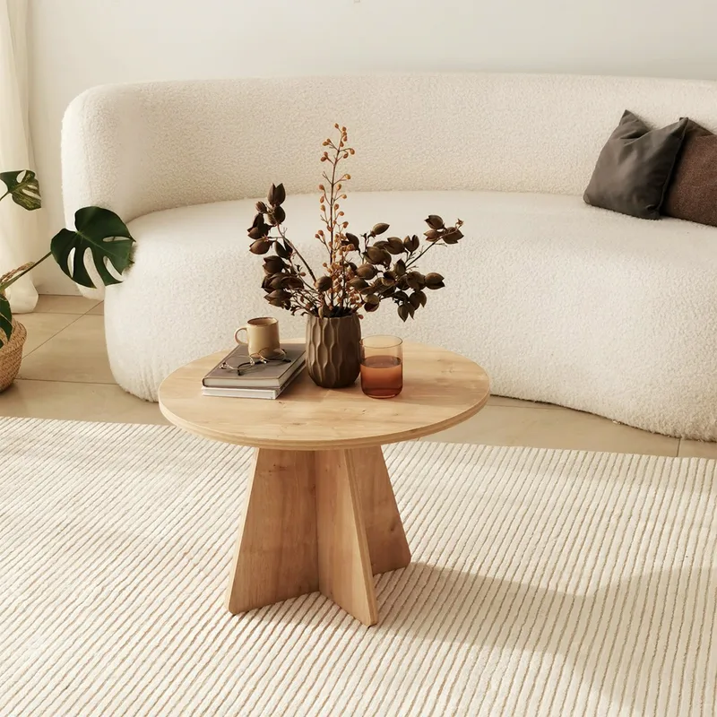 Τραπέζι Σαλονιού Mushroom - Sapphire Oak 552Nos2272 (60x40x60)