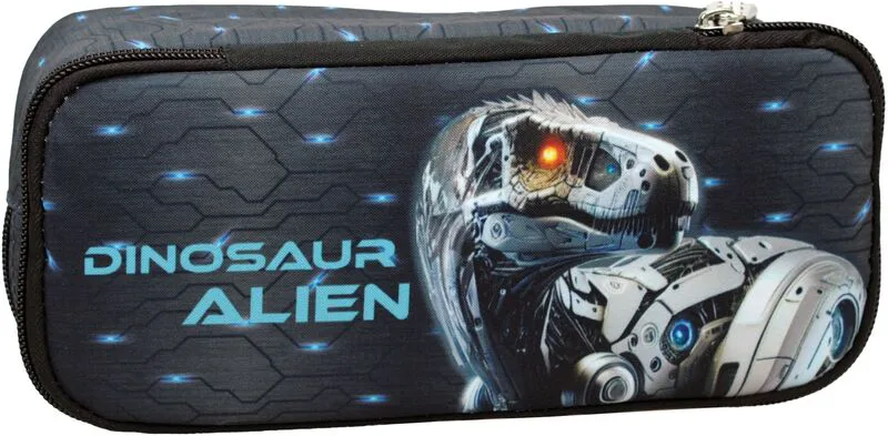 BMU Dinosaur Alien 25 Κασετίνα Βαρελάκι Οβάλ (357-27141)