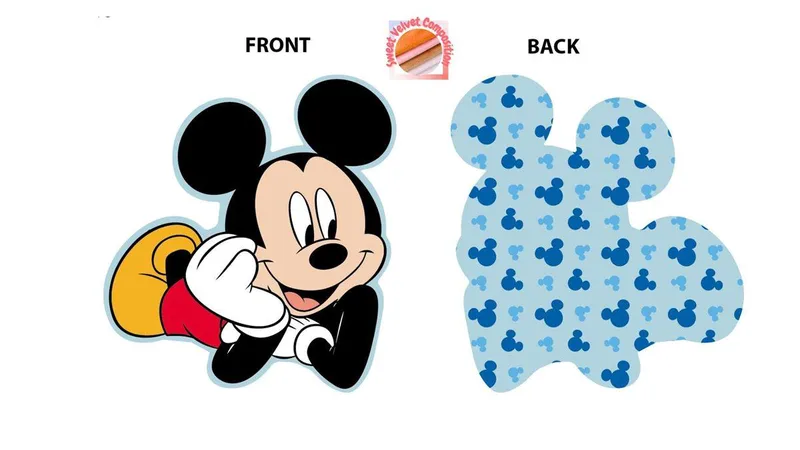 Διακοσμητικό Μαξιλάρι Velboa 20εκ. Mickey 694 Sky Blue Disney Home (Χρώμα: Σιέλ, Ύφασμα: Velboa) - DimCol - 54461702040