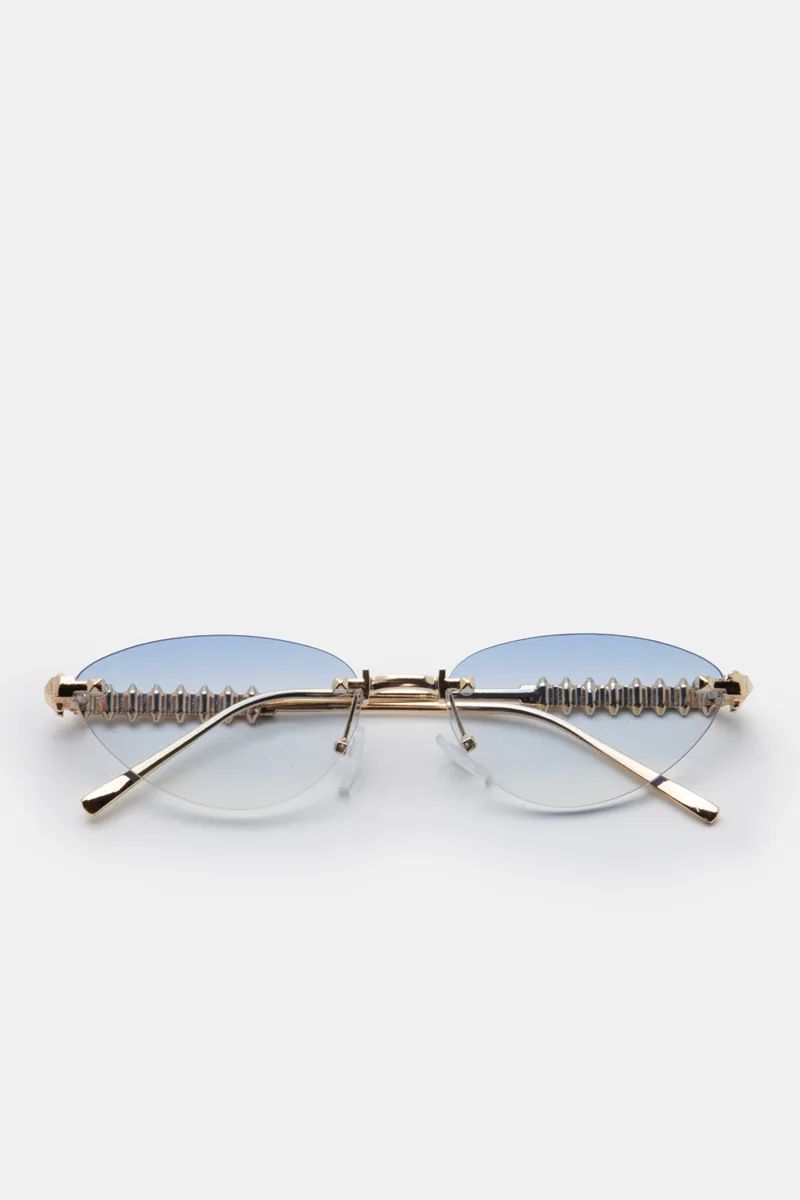 Γυαλιά Ηλιού Cat-Eye Fashion - Γαλάζιο