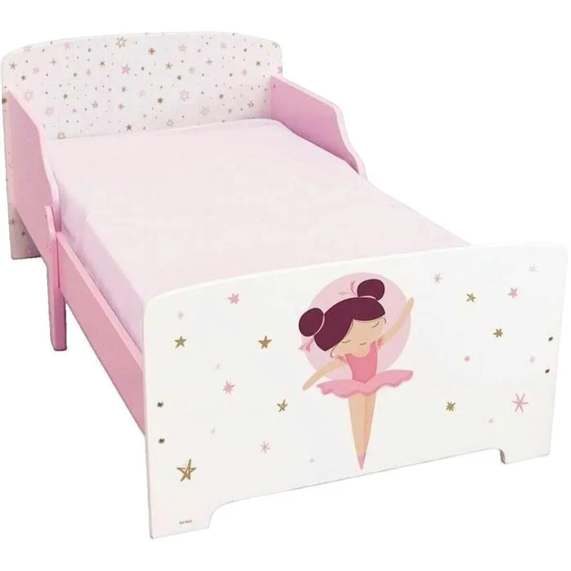Παιδικά κρεβάτια Funhouse Lit enfant Ballerine avec sommier - Design danse rose