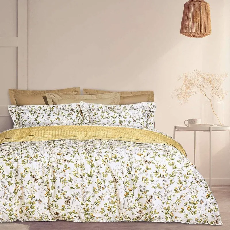 ΣΕΝΤΟΝΙΑ ΥΠΕΡΔΙΠΛΑ DAS HOME PRESTIGE 1675 ΕΚΡΟΥ ΠΡΑΣΙΝΟ 4ΤΜΧ 240X260CM